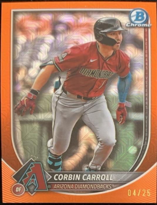 Corbin Carroll [Orange Mojo Refractor] #85
