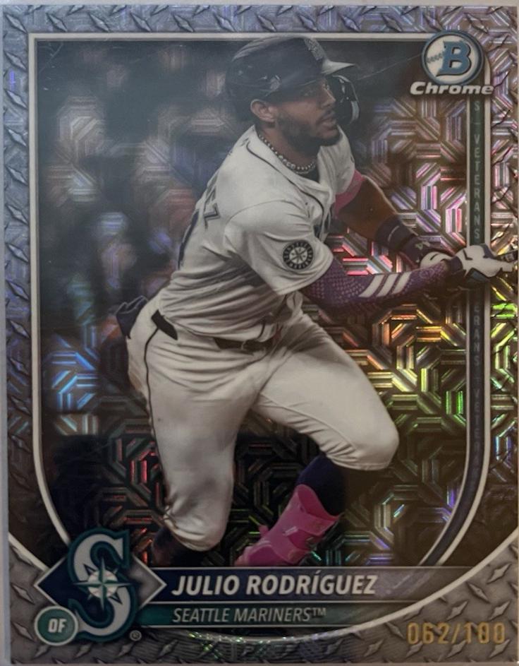 Julio Rodriguez [Steel Mojo Refractor] #66