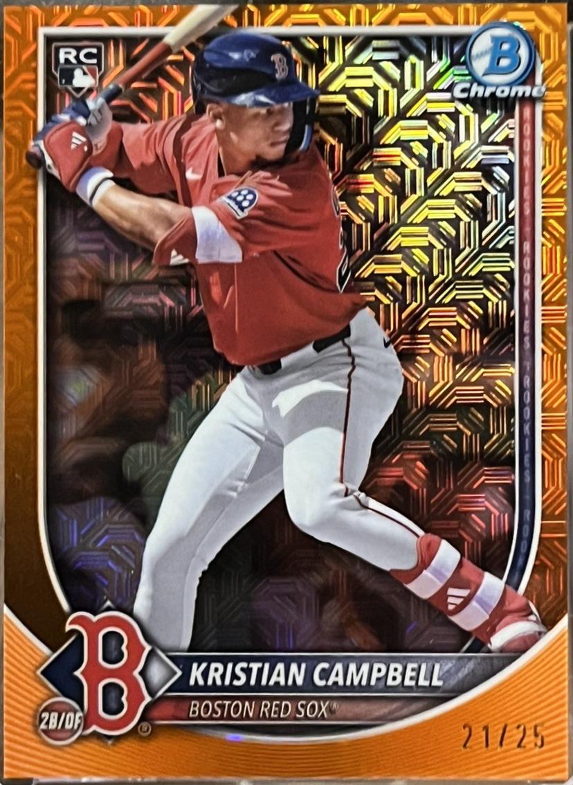 Kristian Campbell [Orange Mojo Refractor] #58