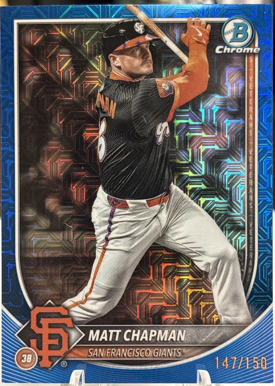Matt Chapman [Blue Mojo Refractor] #49