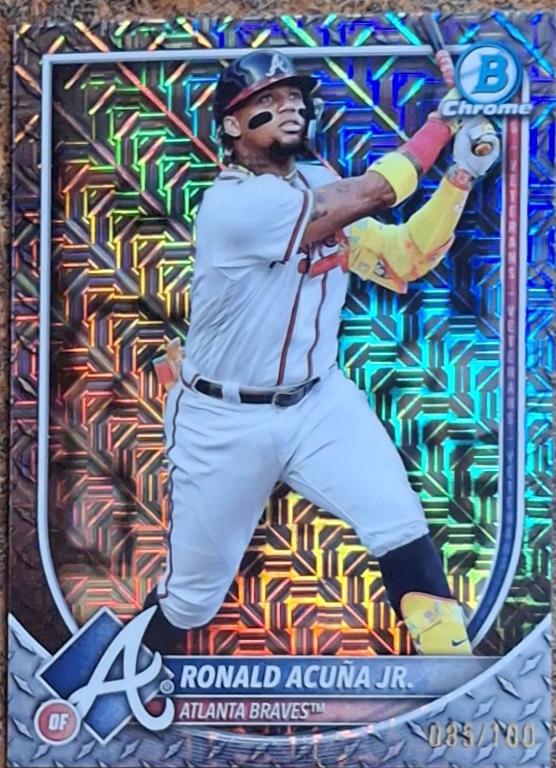 Ronald Acuna Jr. [Steel Metal Mojo Refractor] #13