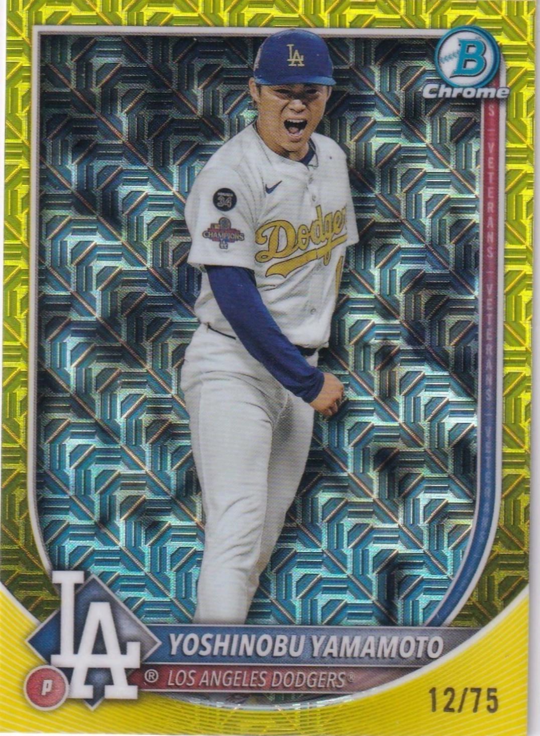 Yoshinobu Yamamoto [Yellow Mojo Refractor] #76