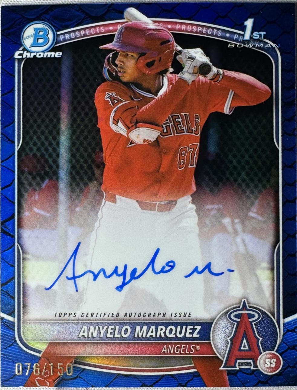 Anyelo Marquez [Reptilian Blue Refractor] #CPA-AM