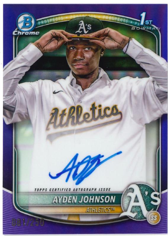 Ayden Johnson [Purple Refractor] #CPA-AJ