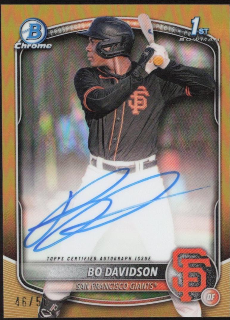 Bo Davidson [Gold Refractor] #CPA-BD