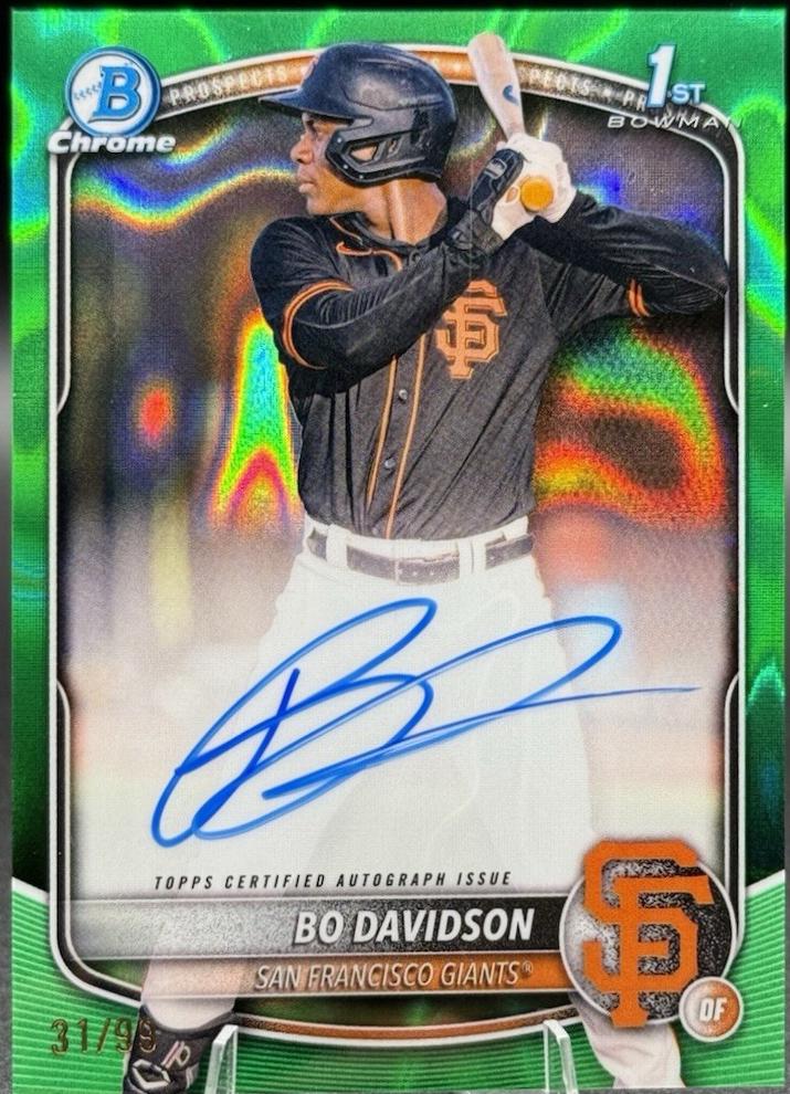 Bo Davidson [Green Lava Refractor] #CPA-BD