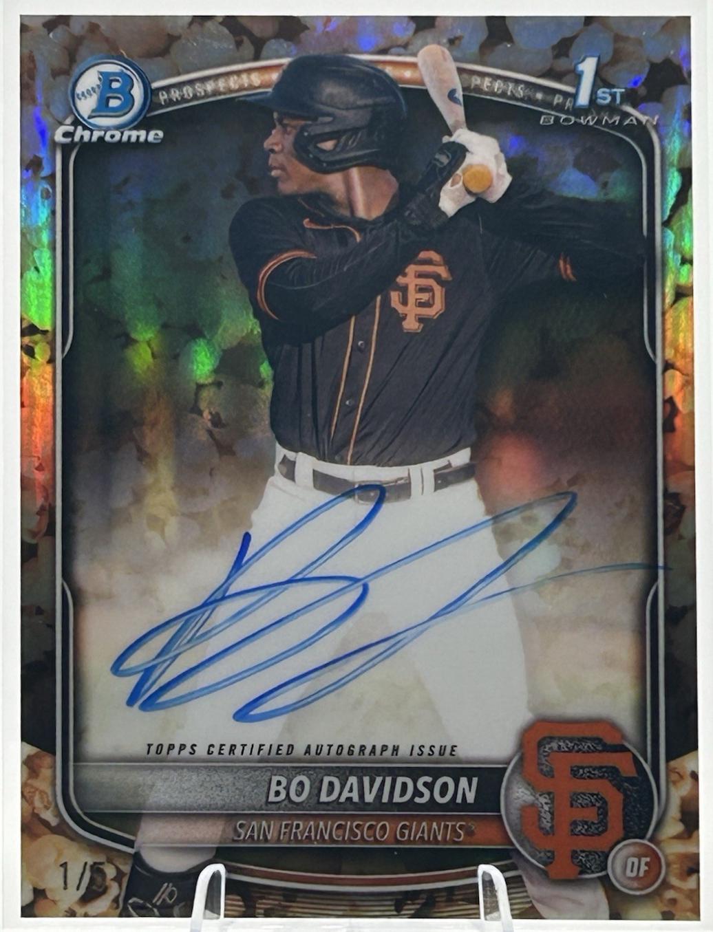 Bo Davidson [Red Wave Refractor] #CPA-BD
