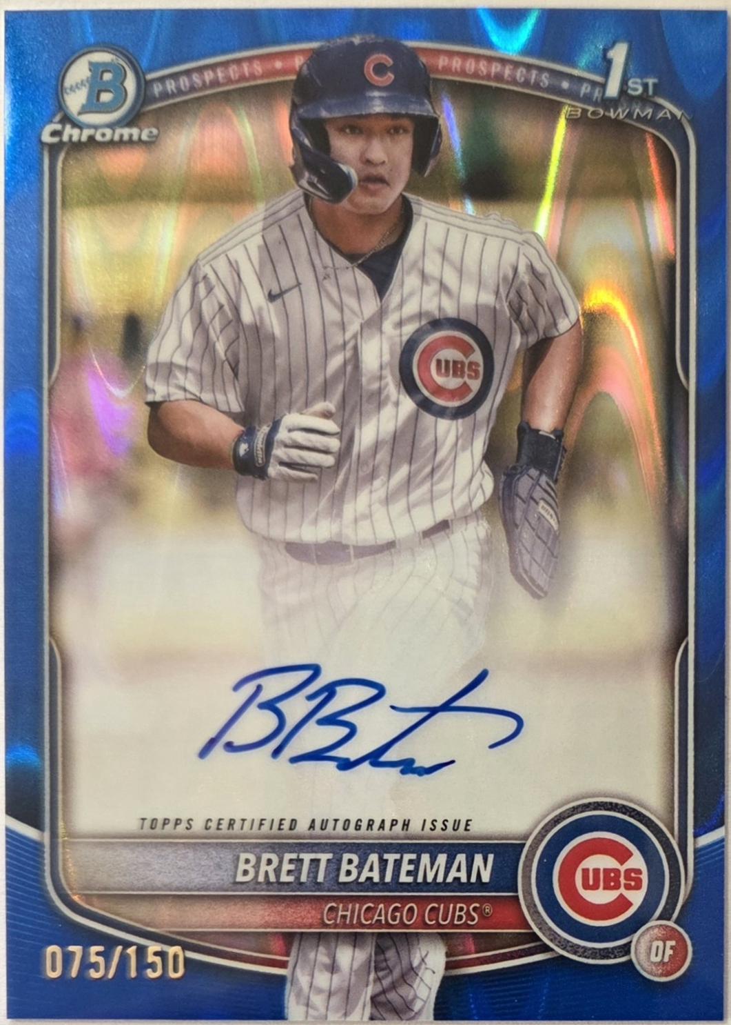 Brett Bateman [Blue RayWave Refractor] #CPA-BBA