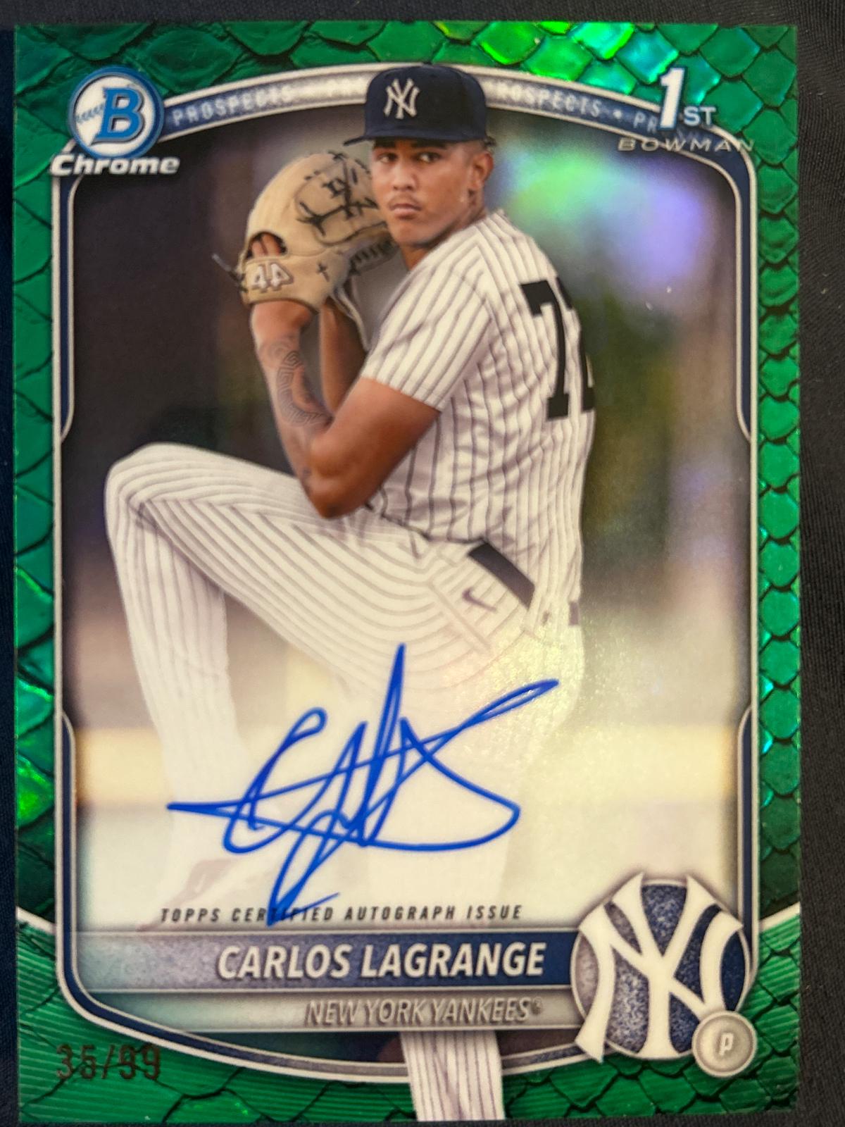 Carlos Lagrange [Reptilian Green Refractor] #CPA-CL
