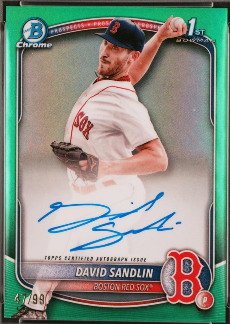 David Sandlin [Green Refractor] #CPA-DSA