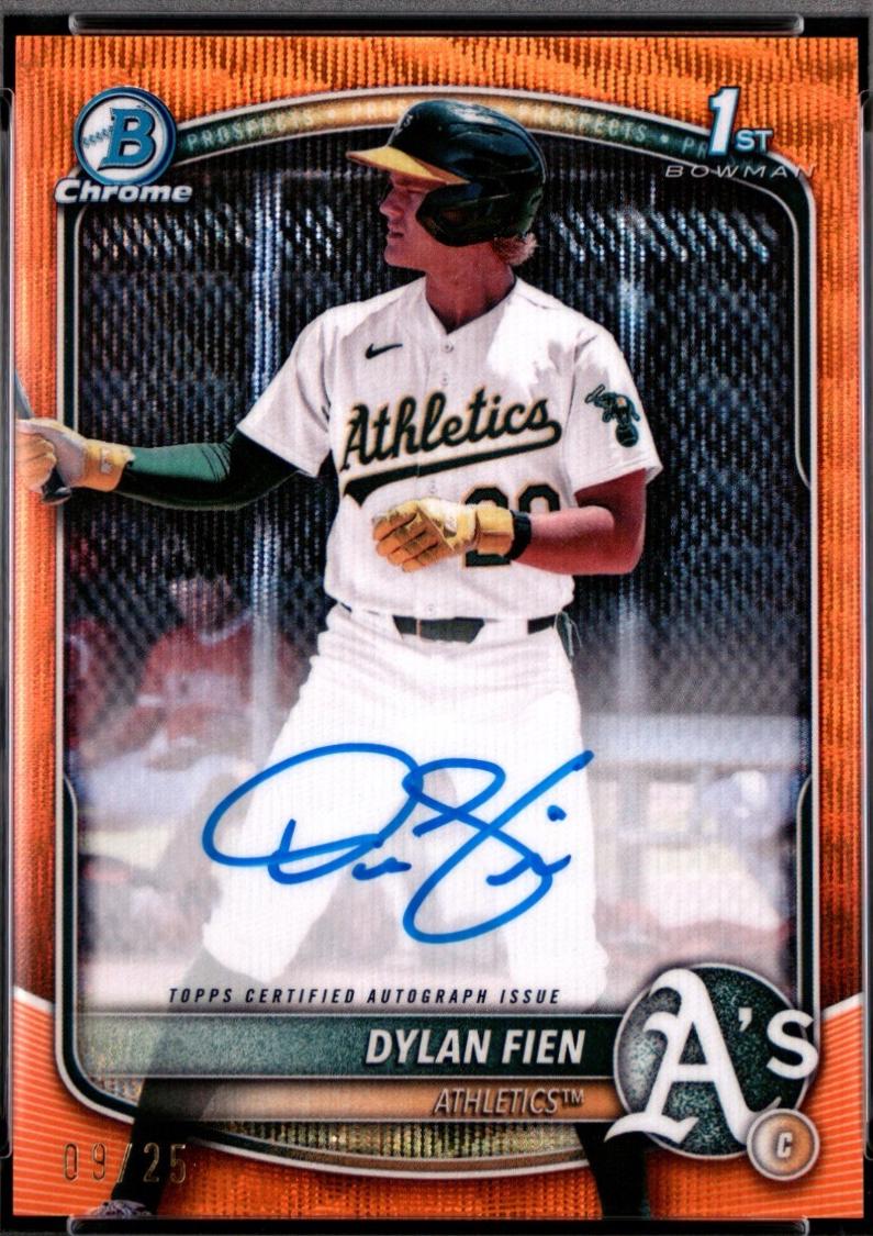 Dylan Fien [Orange Shimmer Refractor] #CPA-DF