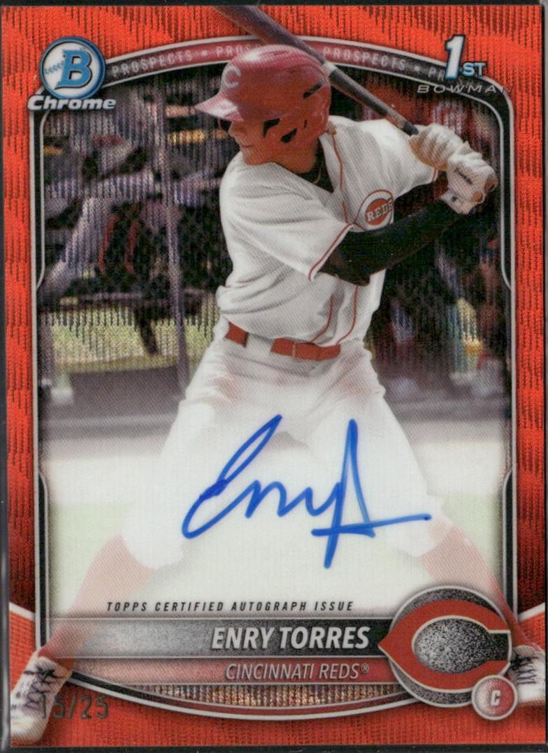 Enry Torres [Orange Wave Refractor] #CPA-ET
