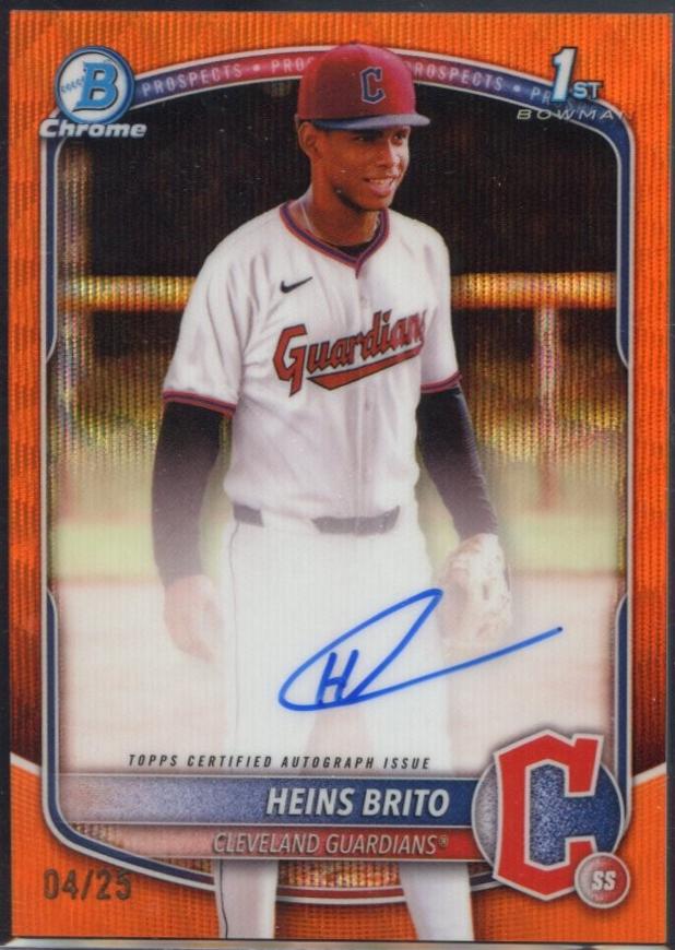 Heins Brito [Orange Wave Refractor] #CPA-HB