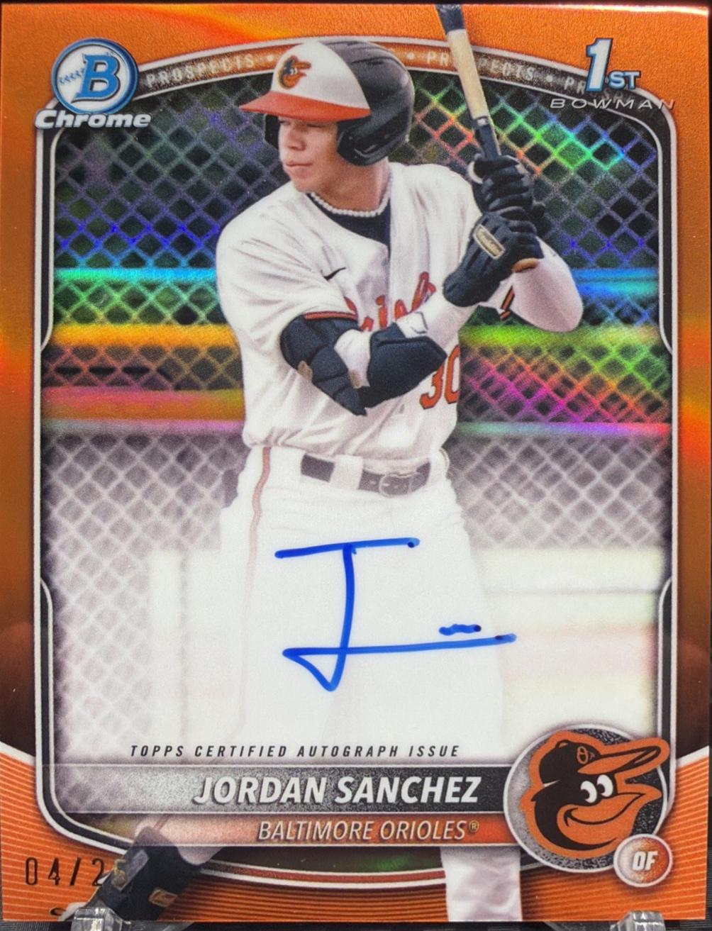 Jordan Sanchez [Orange Mojo] #CPA-JOS