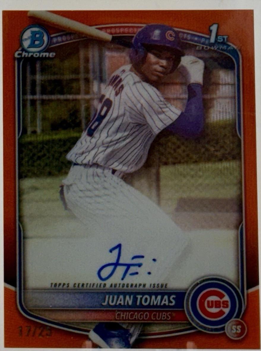 Juan Tomas [Orange Shimmer Refractor] #CPA-JT