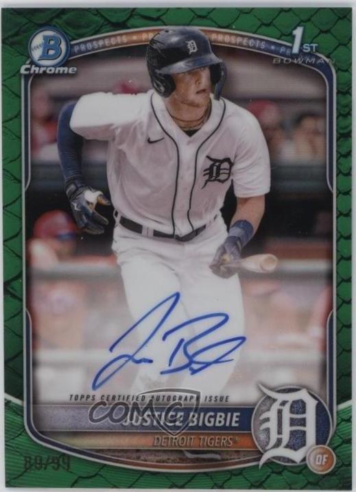 Justice Bigbie [Reptilian Green Refractor] #CPA-JB