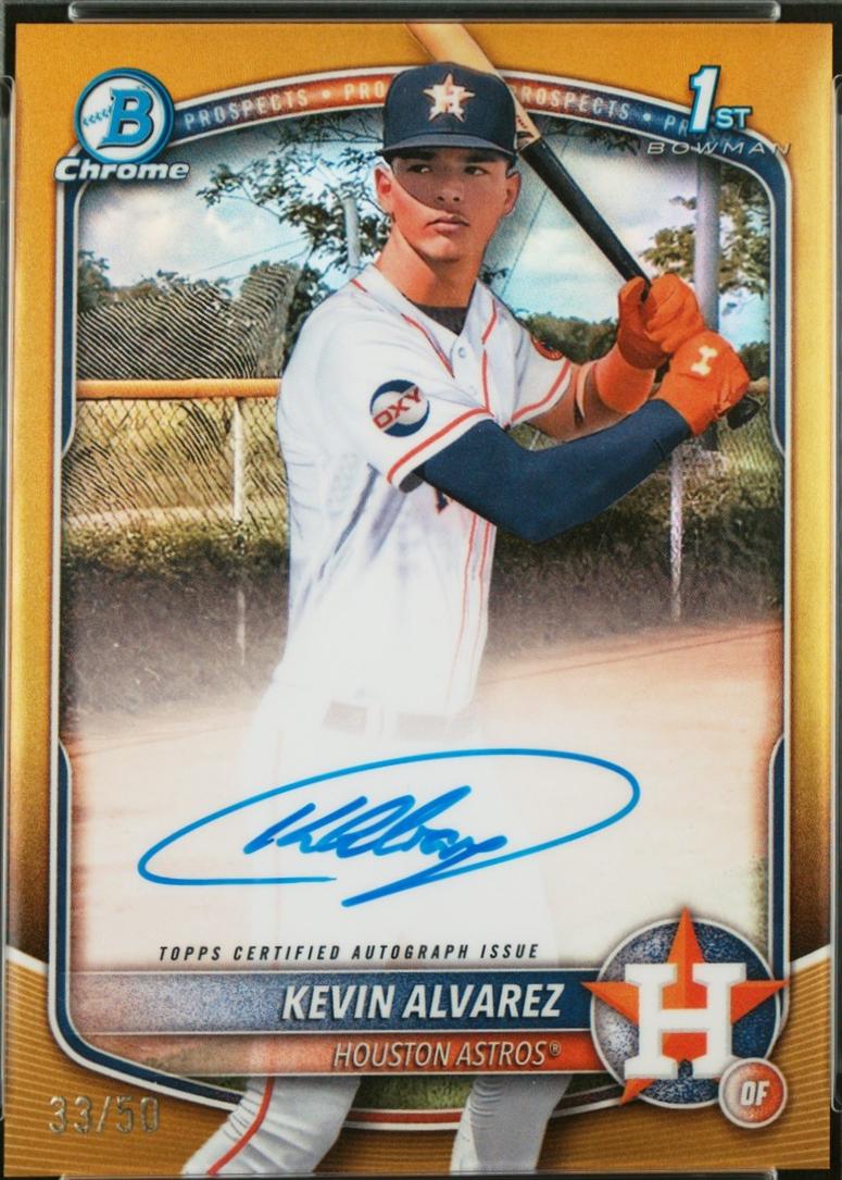 Kevin Alvarez [Gold Refractor] #CPA-KA