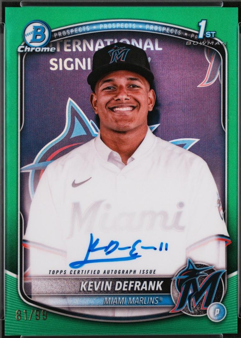Kevin Defrank [Green Refractor] #CPA-KD