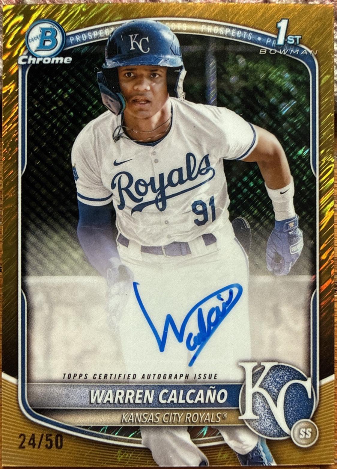 Warren Calcano [Gold Mojo] #CPA-WC