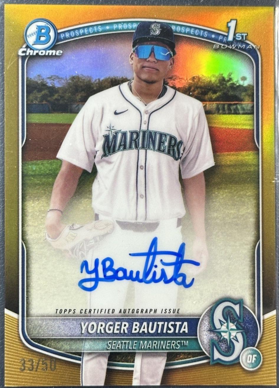 Yorger Bautista [Gold Refractor] #CPA-YB