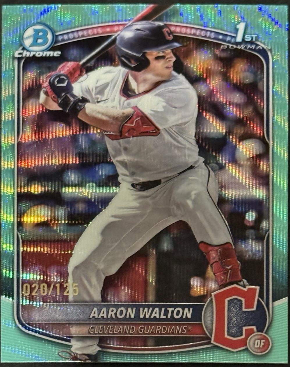 Aaron Walton [Aqua Wave Refractor] #BDC-134