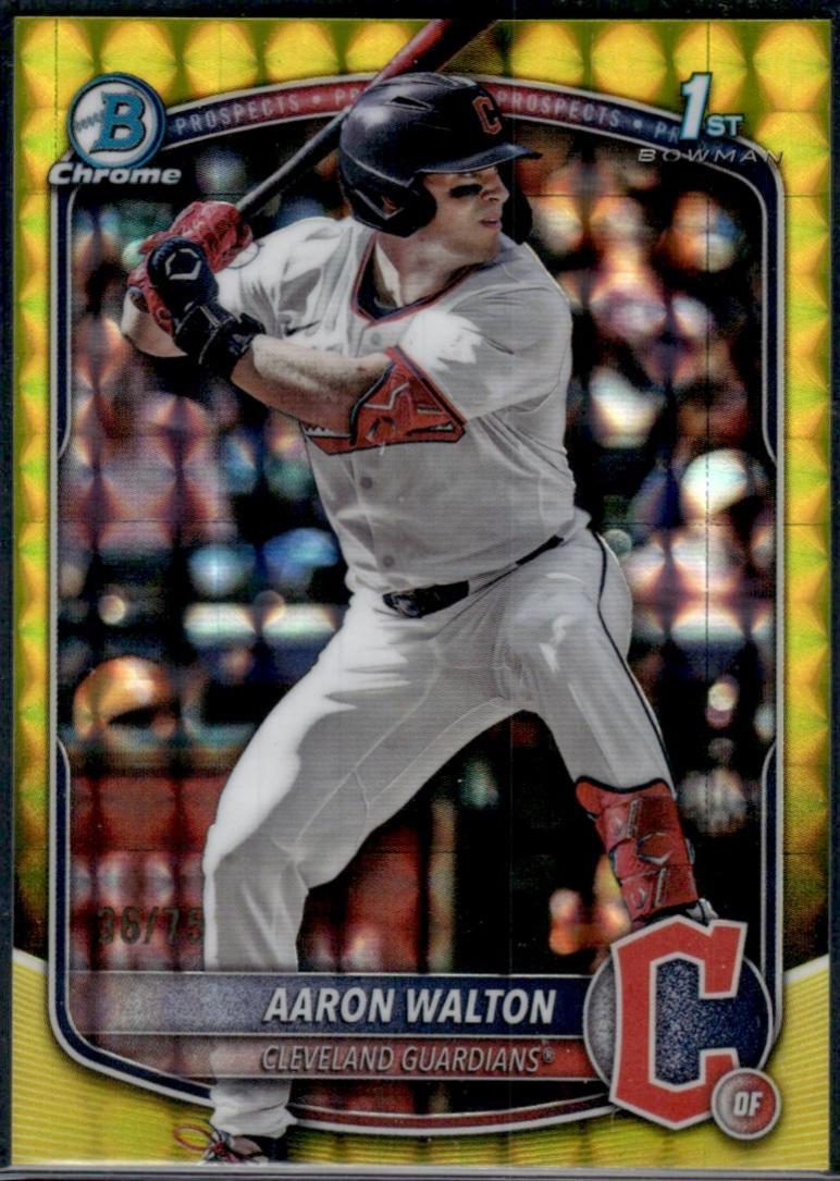 Aaron Walton [Yellow Refractor] #BDC-134