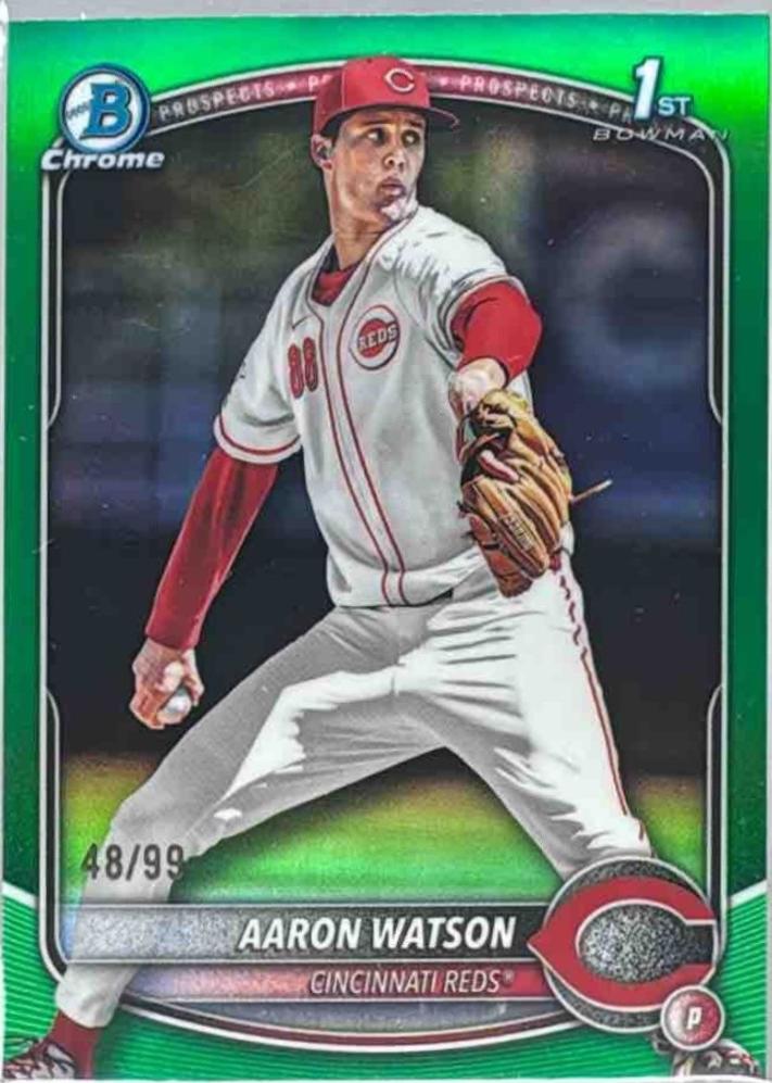 Aaron Watson [Green Refractor] #BDC-193