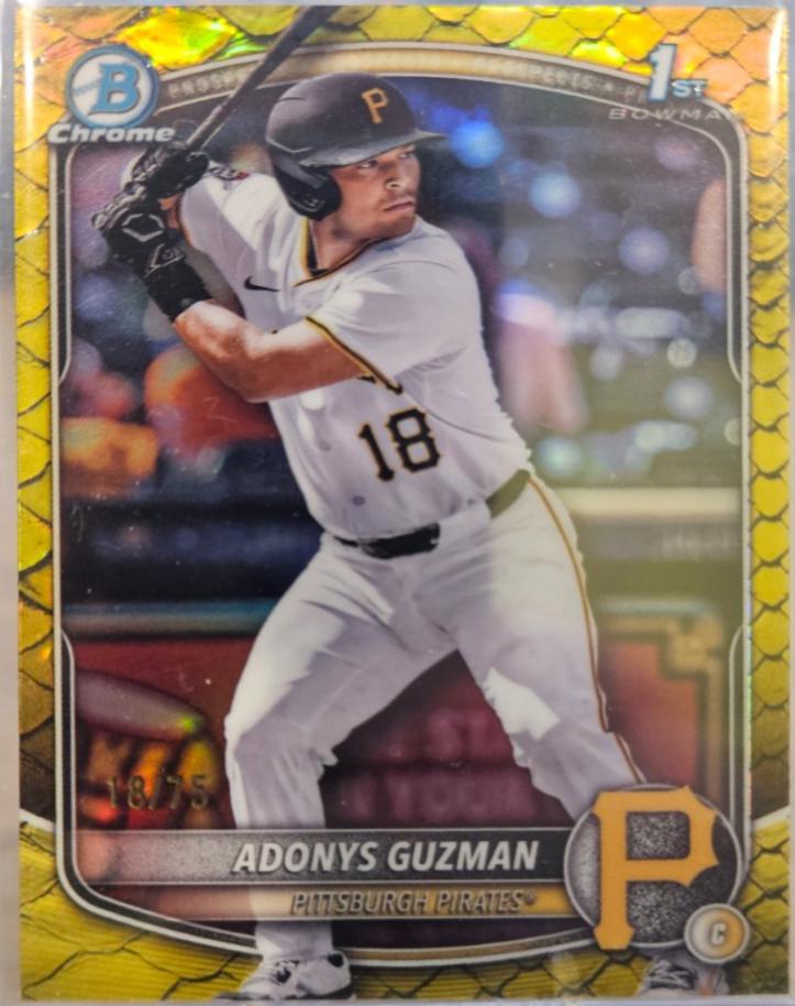 Adonys Guzman [Yellow Reptilian Refractor] #BDC-126