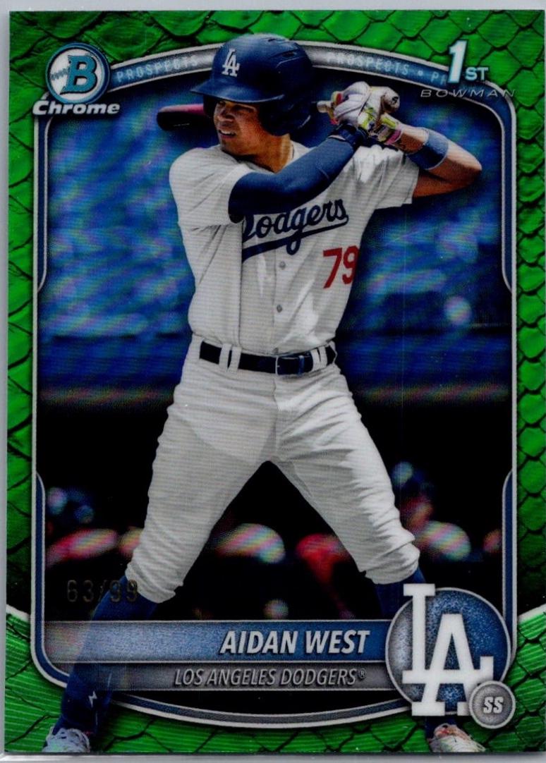 Aidan West [Green Reptilian Refractor] #BDC-6