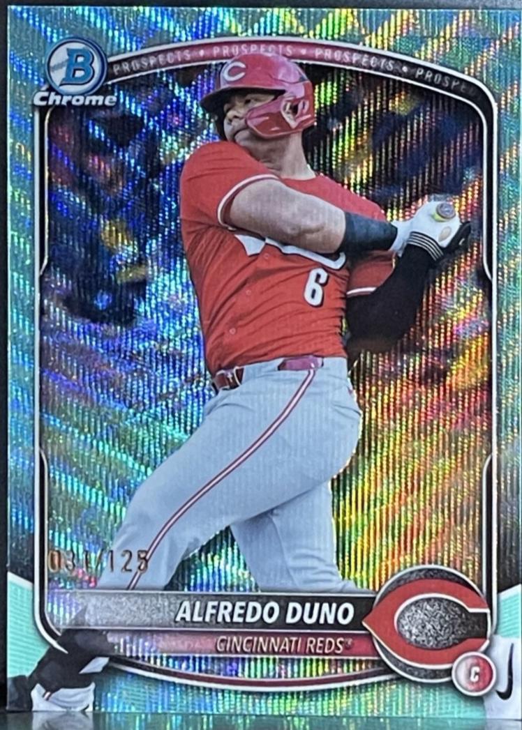 Alfredo Duno [Aqua Wave Refractor] #BDC-133