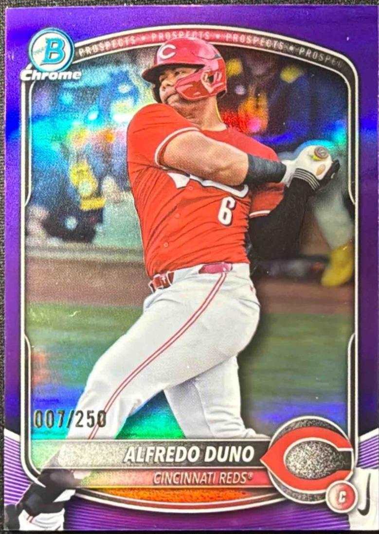 Alfredo Duno [Purple Refractor] #BDC-133