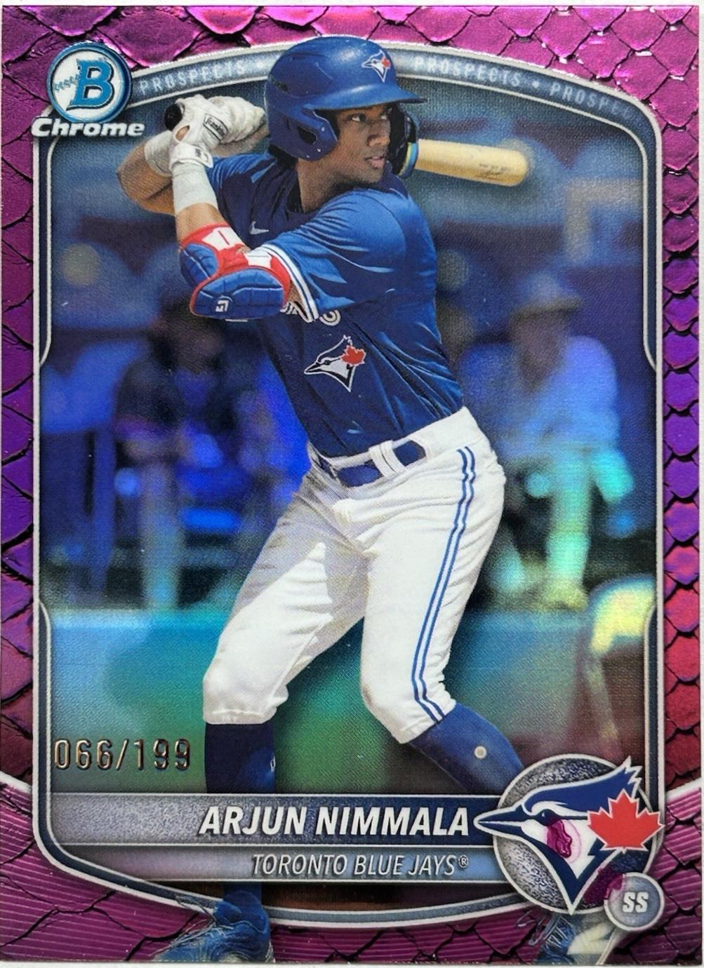 Arjun Nimmala [Fuchsia Reptilian Refractor] #BDC-35