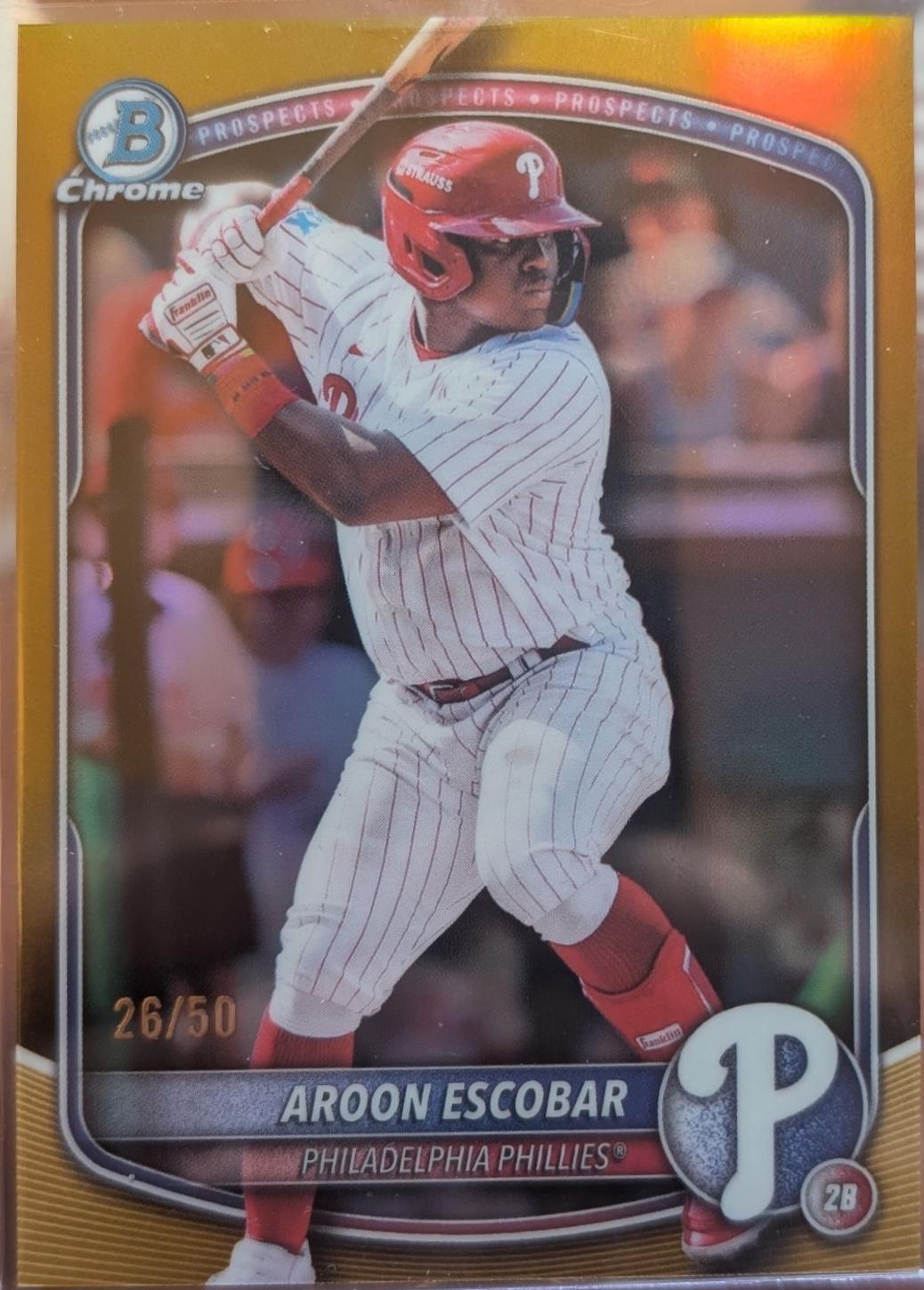 Aroon Escobar [Gold Refractor] #BDC-98