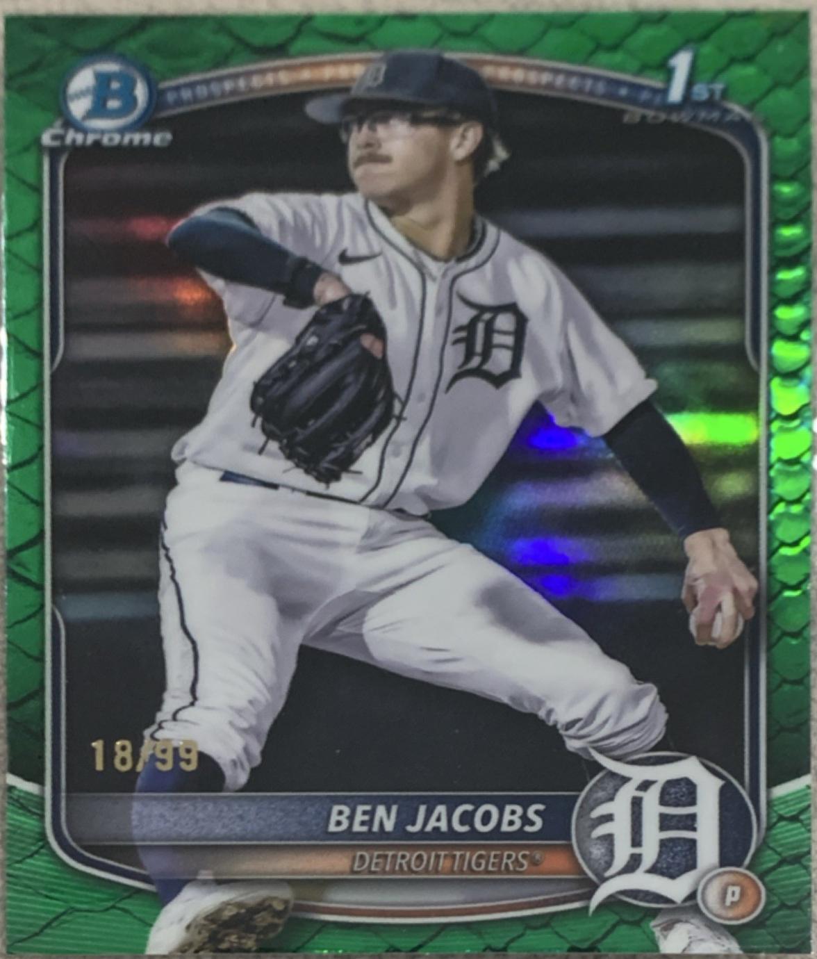 Ben Jacobs [Green Reptilian Refractor] #BDC-141
