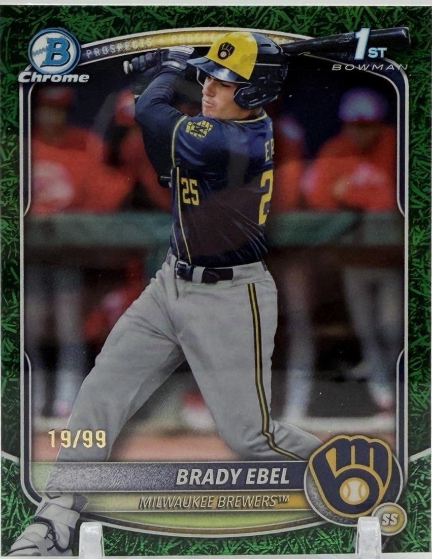 Brady Ebel [Green Grass Refractor] #BDC-194
