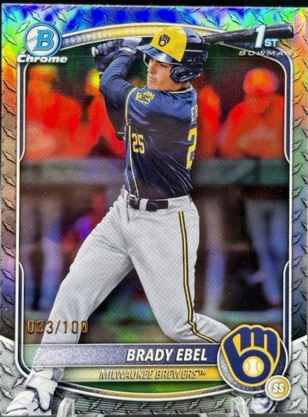 Brady Ebel [Steel Metal Refractor] #BDC-194