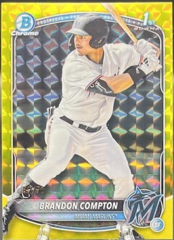Brandon Compton [Yellow Geometric] #BDC-64