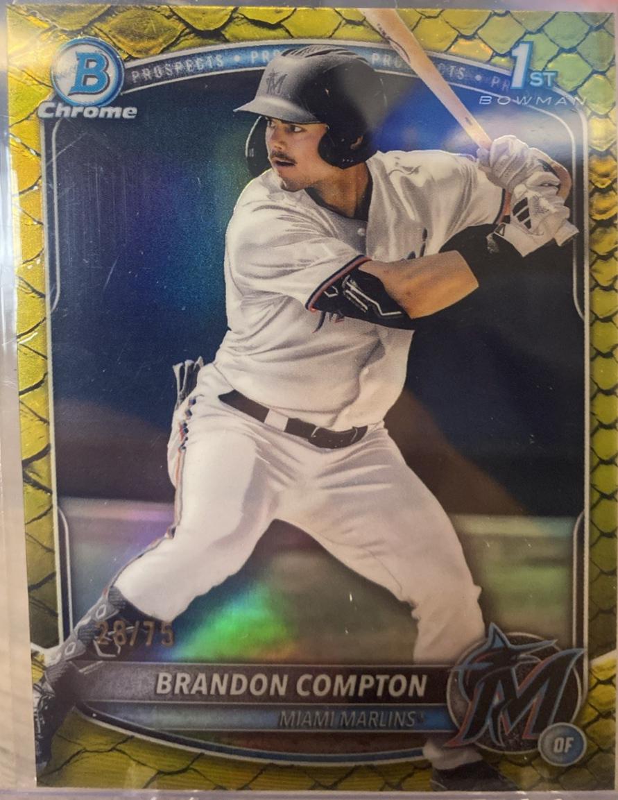 Brandon Compton [Yellow Reptilian Refractor] #BDC-64