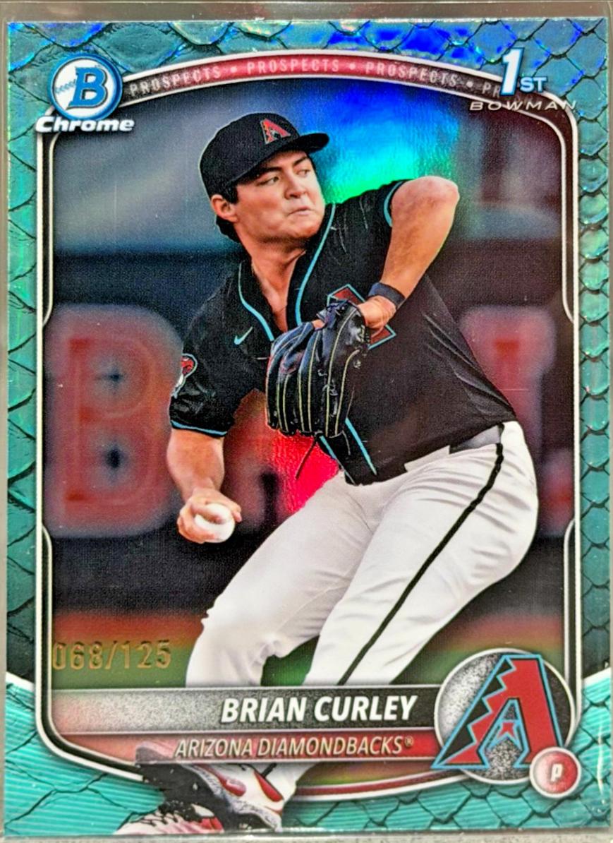 Brian Curley [Aqua Reptilian Refractor] #BDC-170