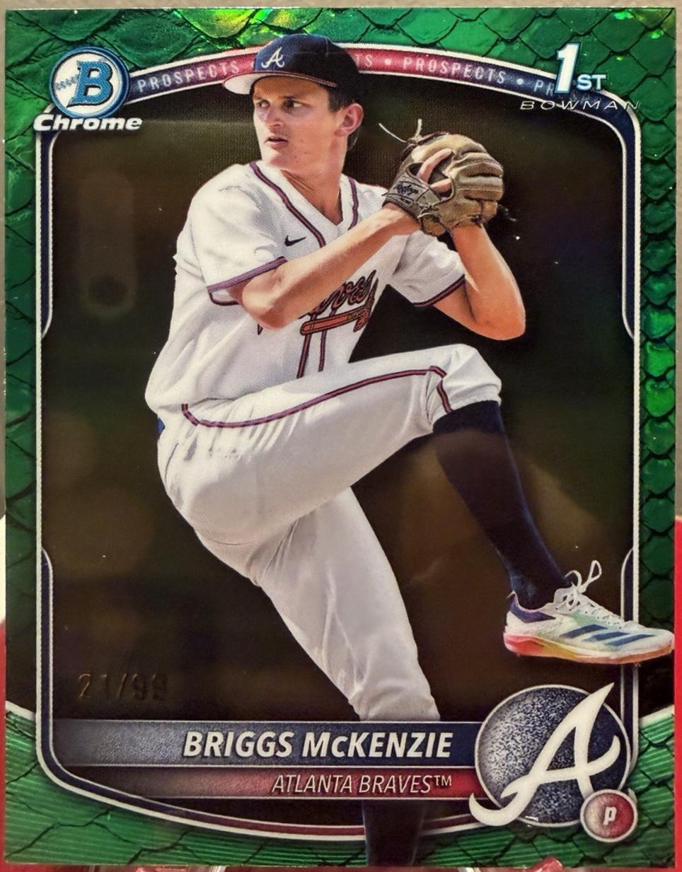 Briggs McKenzie [Green Reptilian Refractor] #BDC-81