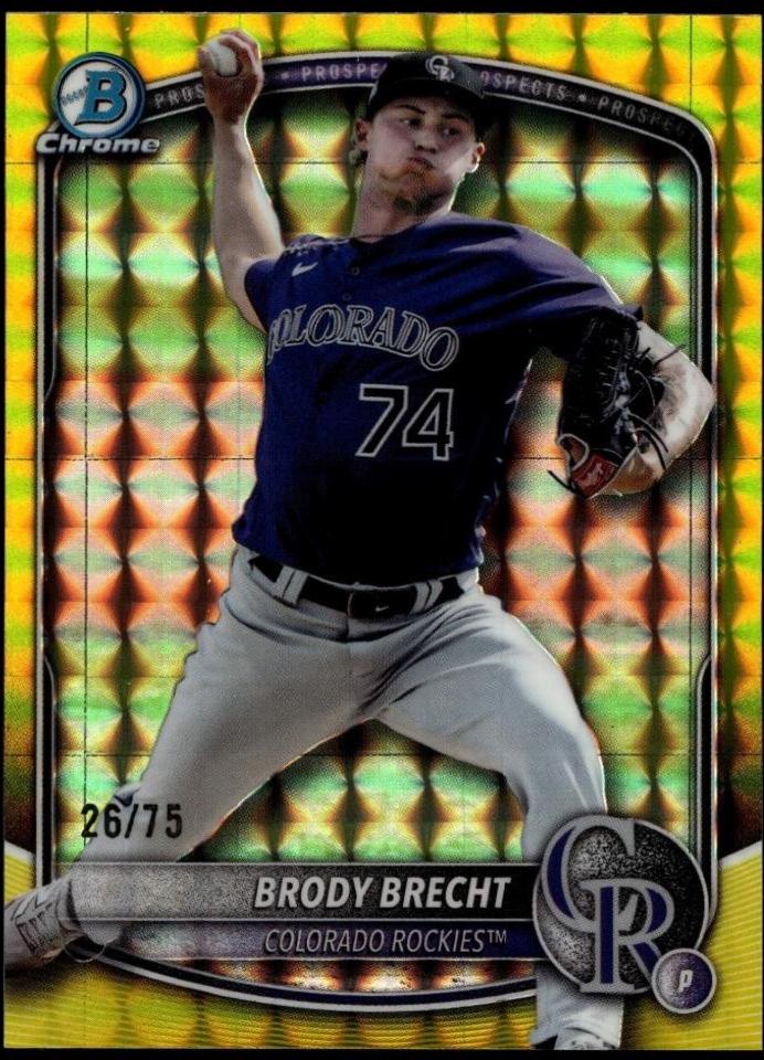 Brody Brecht [Yellow Geometric] #BDC-143