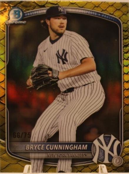 Bryce Cunningham [Yellow Reptilian Refractor] #BDC-155