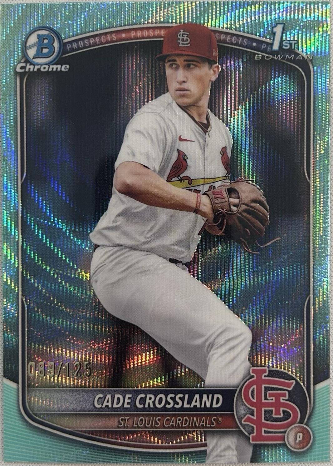 Cade Crossland [Aqua Wave Refractor] #BDC-183