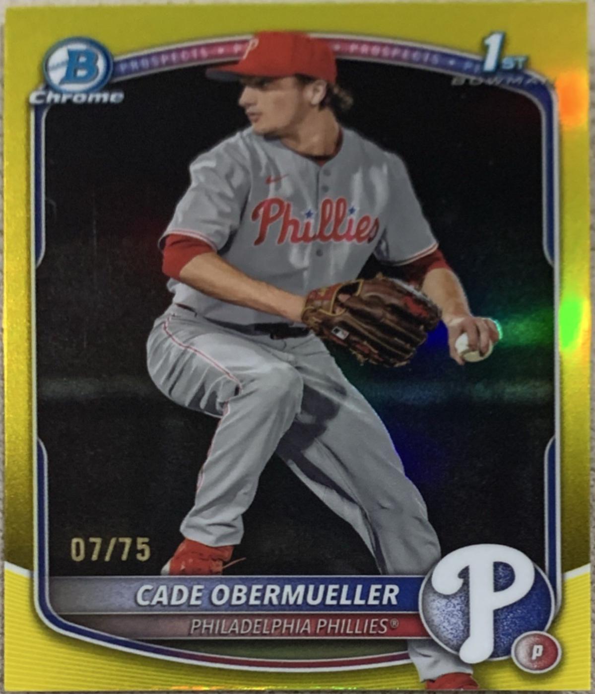 Cade Obermueller [Yellow Geometric] #BDC-80