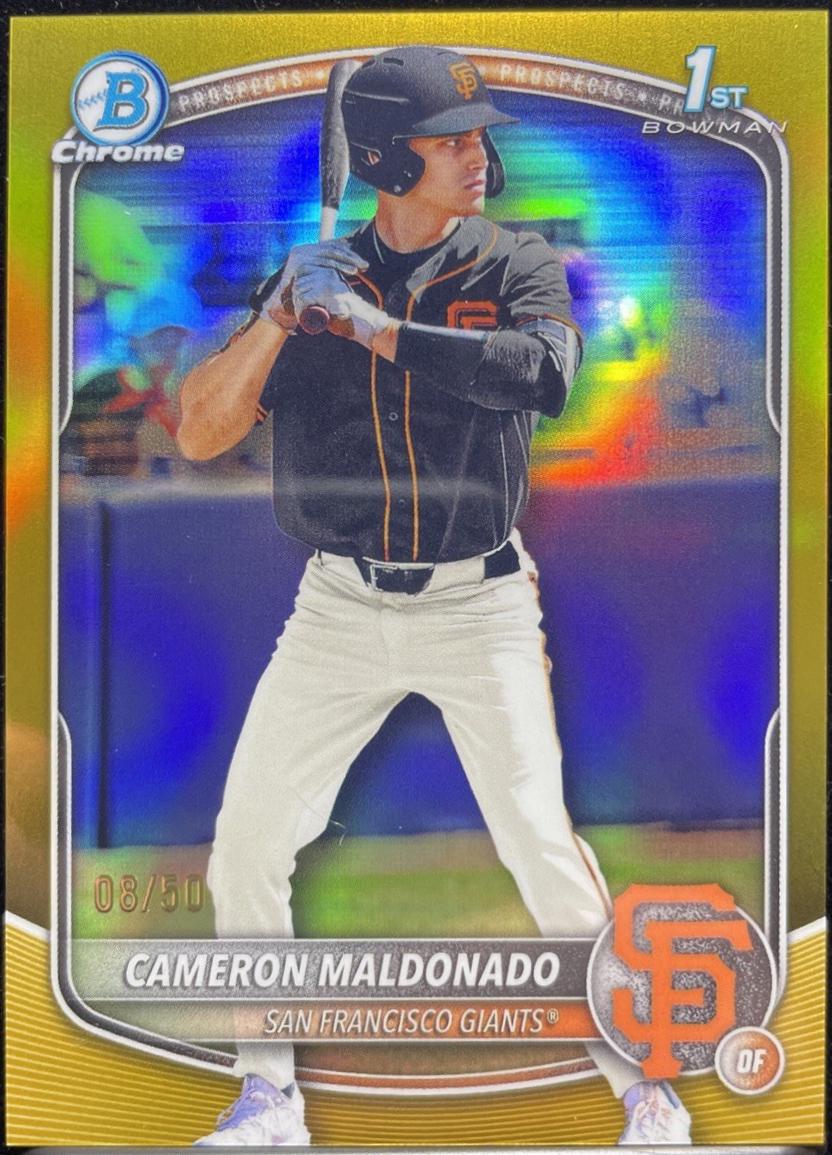 Cameron Maldonado [Gold Refractor] #BDC-99