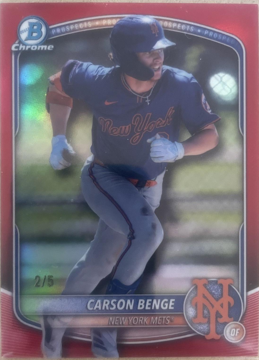 Carson Benge [Red Refractor] #BDC-138