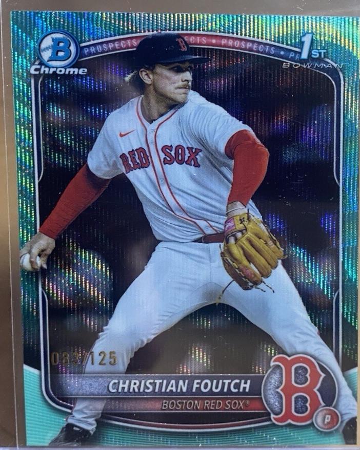 Christian Foutch [Aqua Wave Refractor] #BDC-127