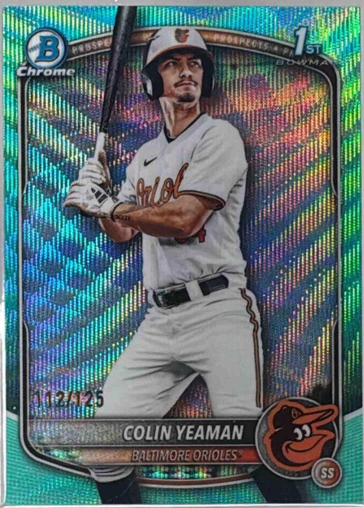 Colin Yeaman [Aqua Wave Refractor] #BDC-47