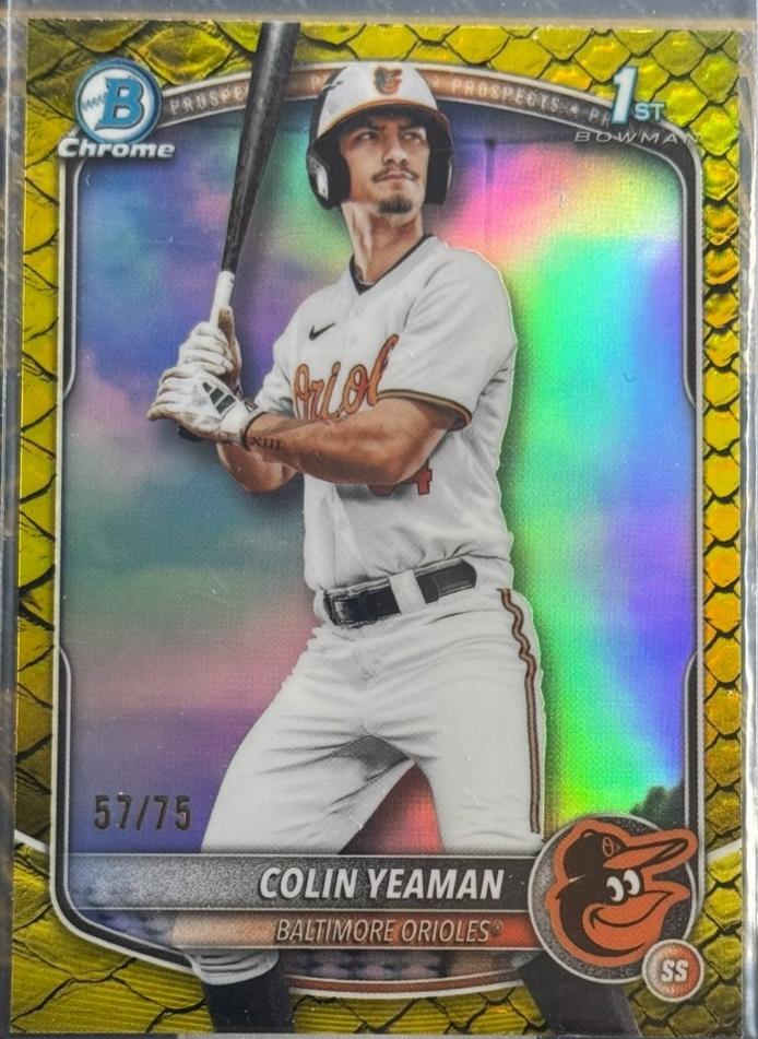 Colin Yeaman [Yellow Reptilian Refractor] #BDC-47