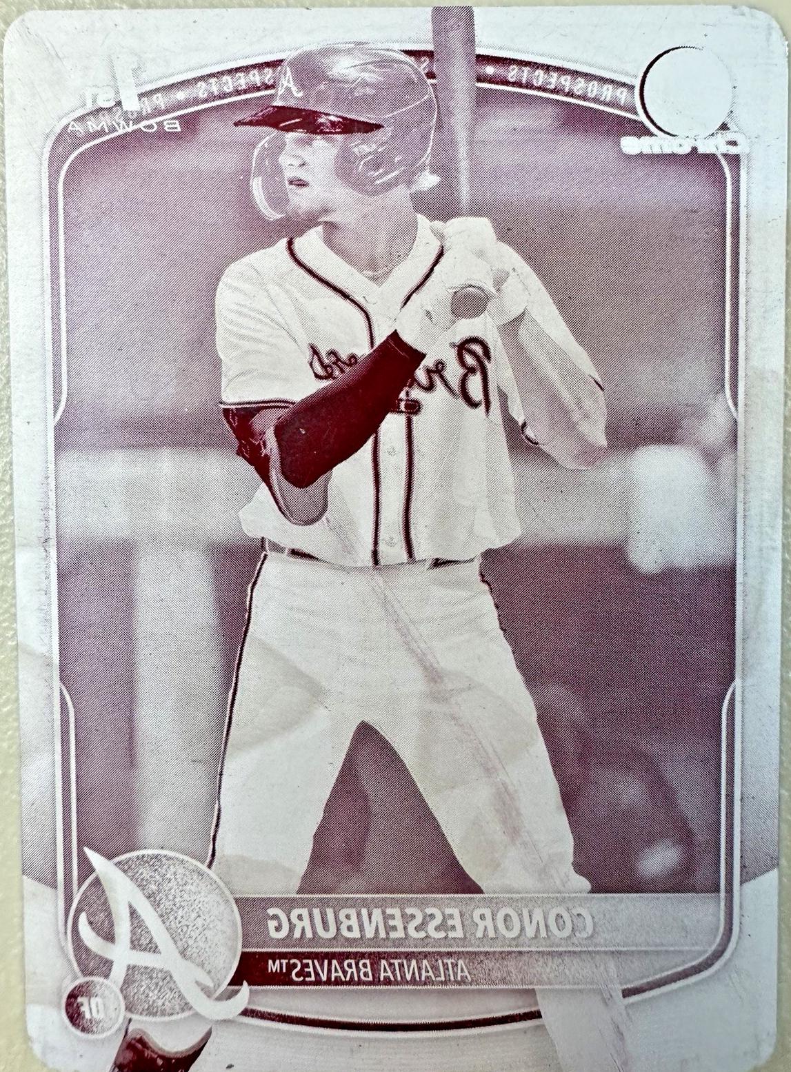 Conor Essenburg [Printing Plate] #BDC-124
